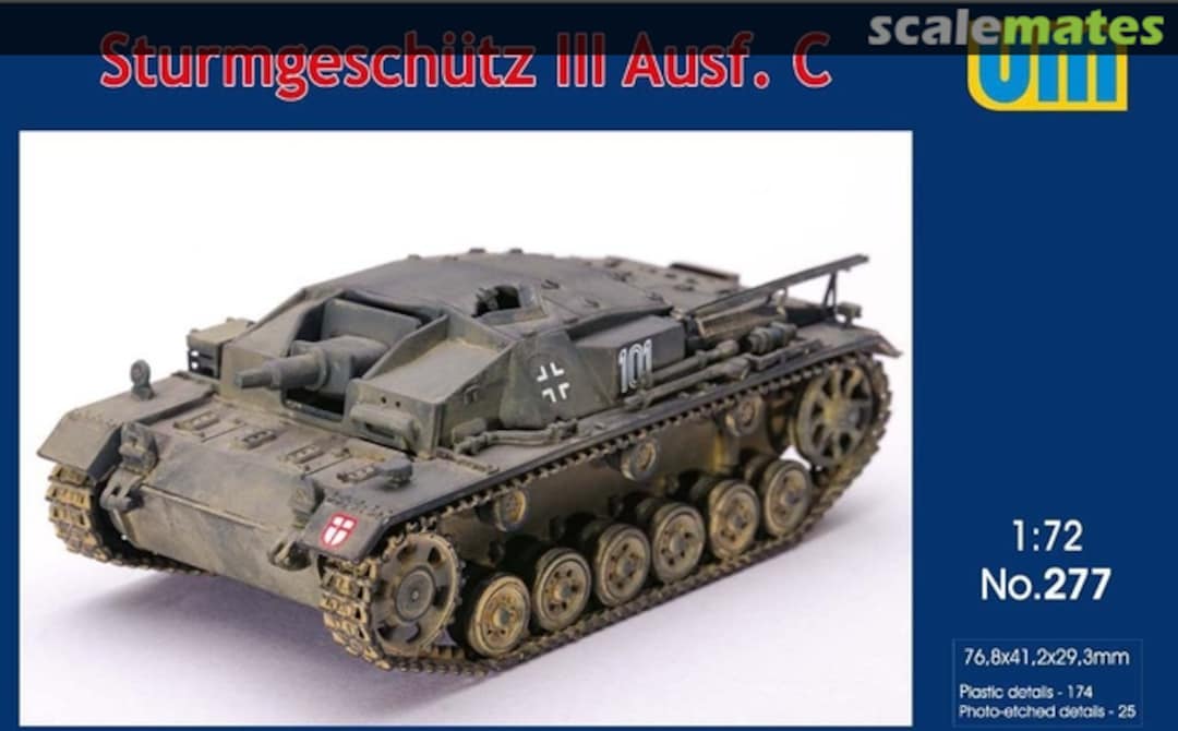 Boxart Sd.Kfz. 142 Sturmgeschütz III Ausf. C 277 UM Boxart Sd.Kfz. 142 Sturmgeschütz III Ausf. C 277 UM