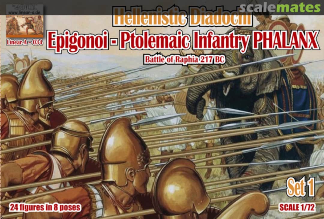 Boxart Ptolemaic Infantry (Set 1) - Phalanx 034 Linear-a Boxart Ptolemaic Infantry (Set 1) - Phalanx 034 Linear-a