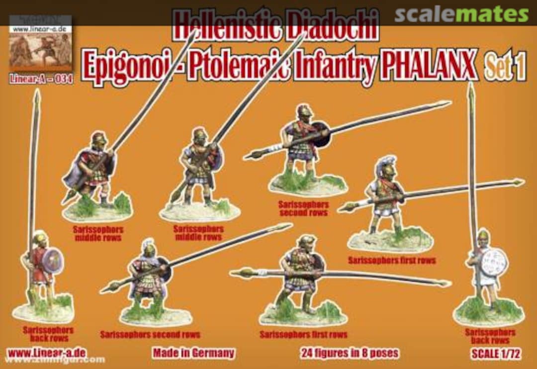 Contents Ptolemaic Infantry (Set 1) - Phalanx 034 Linear-a Contents Ptolemaic Infantry (Set 1) - Phalanx 034 Linear-a