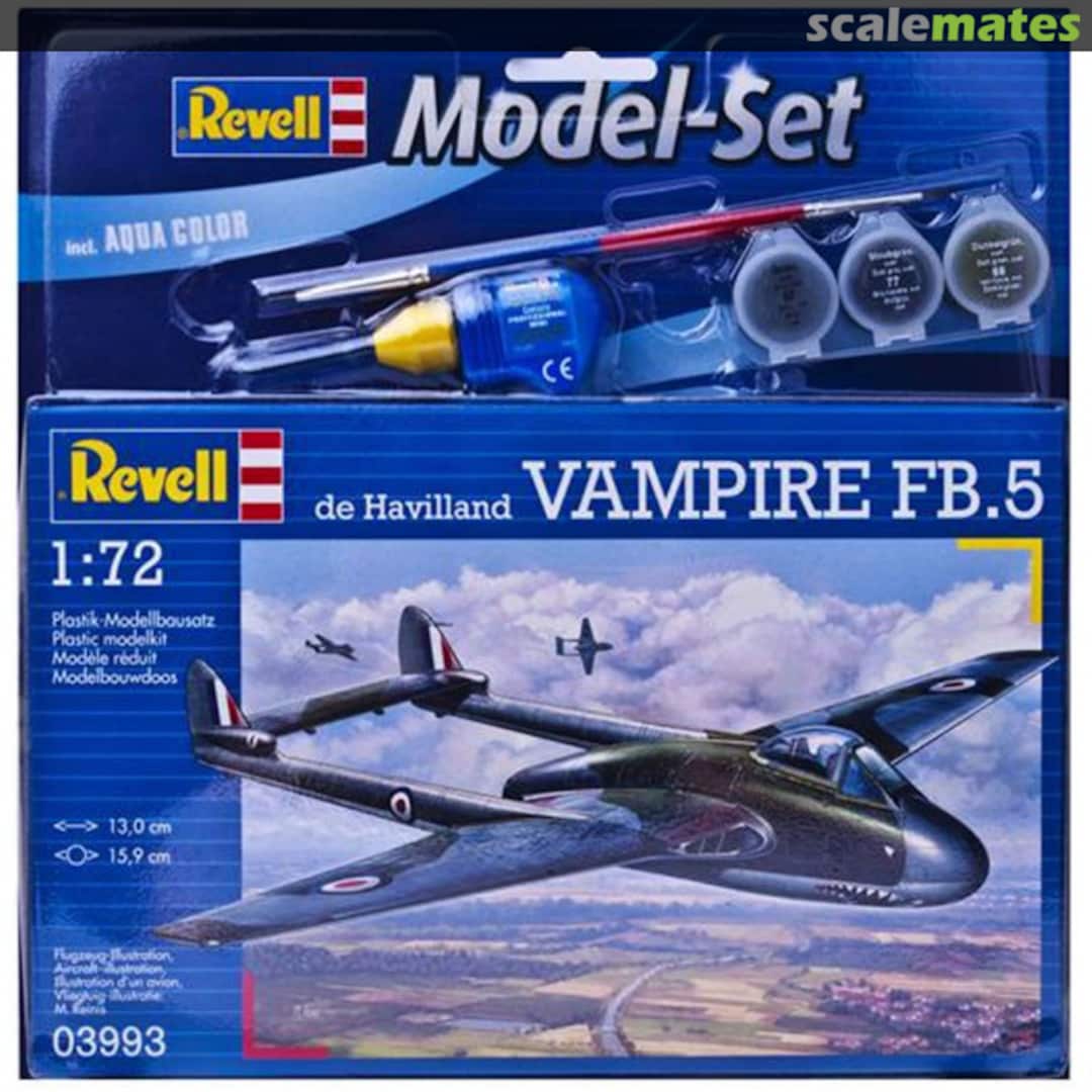 Boxart de Havilland Vampire FB.5 63993 Revell Boxart de Havilland Vampire FB.5 63993 Revell