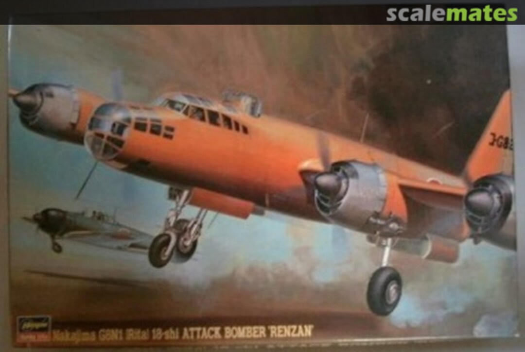 Boxart Nakajima G8N1 Rita 18 shi Attack Bomber 'Renzan' 51824 Hasegawa Boxart Nakajima G8N1 Rita 18 shi Attack Bomber 'Renzan' 51824 Hasegawa