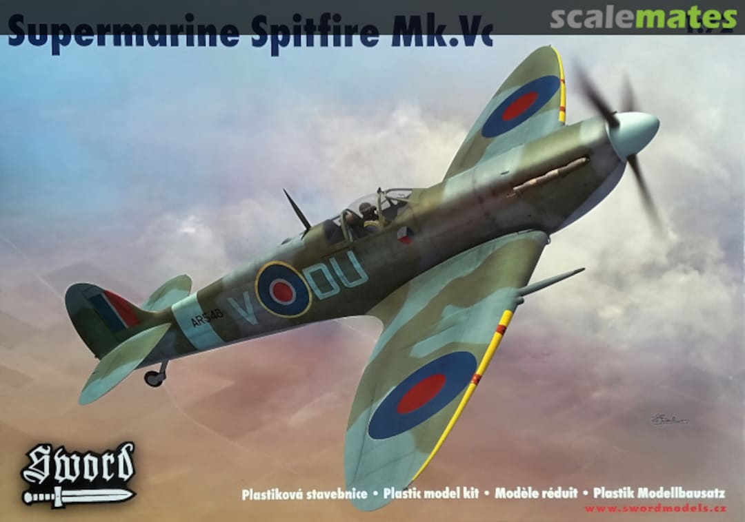 Boxart Supermarine Spitfire Mk.Vc SW72037 Sword Boxart Supermarine Spitfire Mk.Vc SW72037 Sword