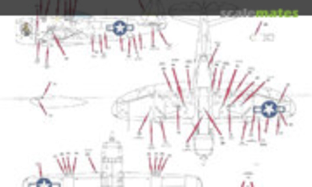 1:72 P-47D-25 Col David Schilling CO 56 th FG, Boxted, December 1944 (Peddinghaus-Decals EP 1909) EP 1909