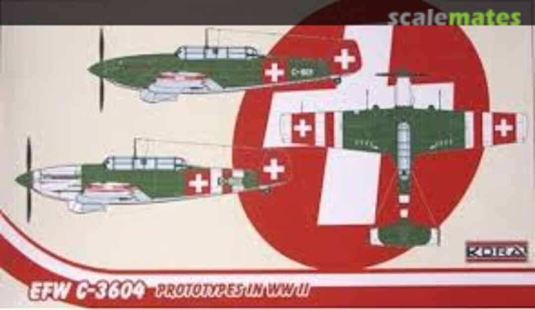 Boxart EFW C-3604 Prototypes in WWII 72157 Kora Models