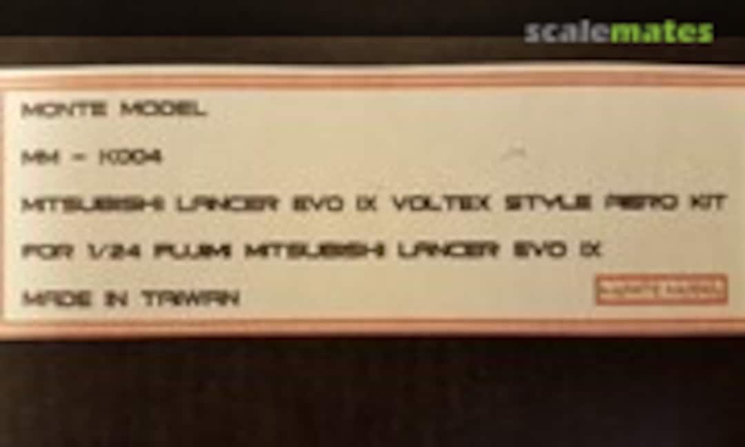 1:24 Mitsubishi Lancer EVO IX Voltex Style Aero Kit (Monte Model MM-K004) MM-K004