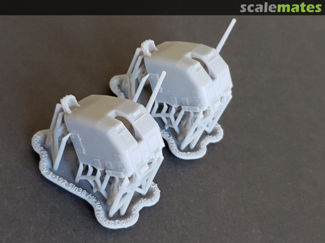 Boxart 5"/38 cal. Mk.30 Mod.41 "Double Knuckle" Mounts, early (set of 2) 192-5"2knuck.early Model Monkey Boxart 5"/38 cal. Mk.30 Mod.41 "Double Knuckle" Mounts, early (set of 2) 192-5"2knuck.early Model Monkey