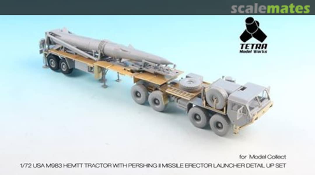 Boxart M983 HEMTT Tractor with Pershing II Missile Erector Launcher Detail Up Set ME-72007 Tetra Model Works Boxart M983 HEMTT Tractor with Pershing II Missile Erector Launcher Detail Up Set ME-72007 Tetra Model Works