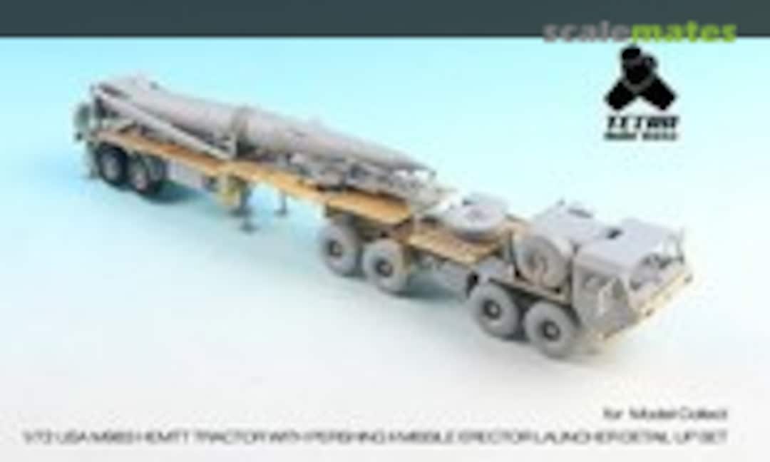 1:72 M983 HEMTT Tractor with Pershing II Missile Erector Launcher Detail Up Set (Tetra Model Works ME-72007)