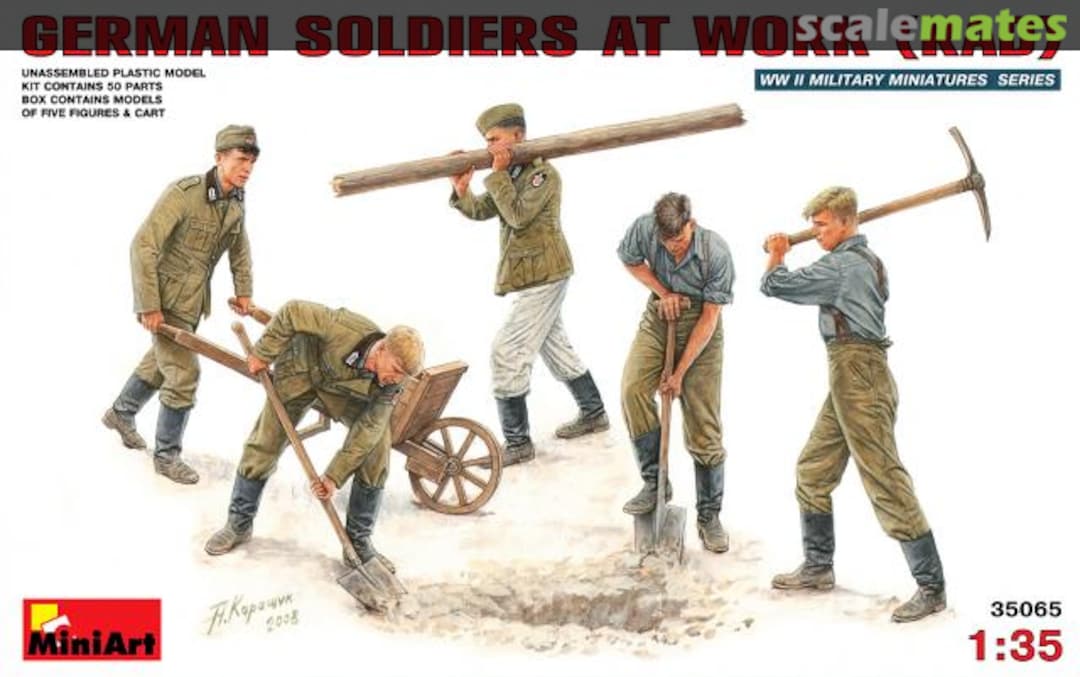 Boxart Soldiers at Work (RAD) 35065 MiniArt Boxart Soldiers at Work (RAD) 35065 MiniArt