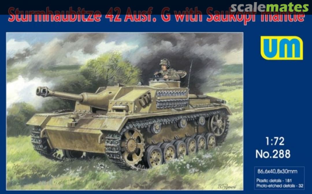 Boxart Sd.Kfz. 142/2 Sturmhaubitze 42 Ausf. G 288 UM Boxart Sd.Kfz. 142/2 Sturmhaubitze 42 Ausf. G 288 UM