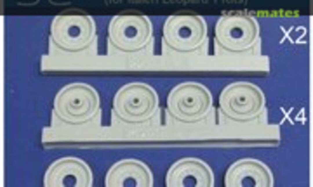 1:35 Leopard 1 corrected wheels (Mouse House Enterprises MA144) MA144