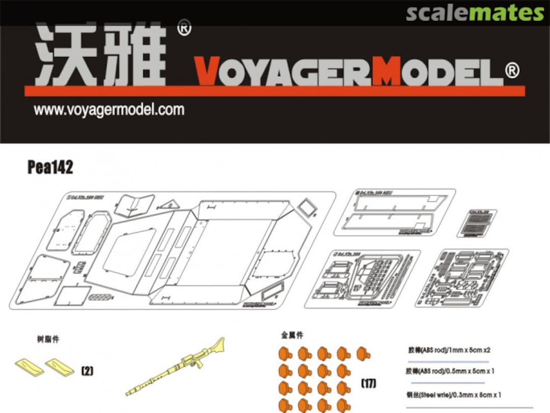 Boxart Sd.Kfz. 250/1 Neu Armor plate PEA142 Voyager Model Boxart Sd.Kfz. 250/1 Neu Armor plate PEA142 Voyager Model