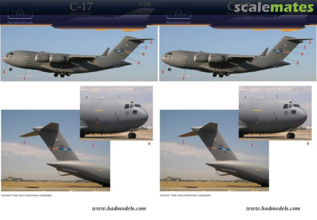 Boxart C-17 In Hungarian Service 144020 HungAeroDecals