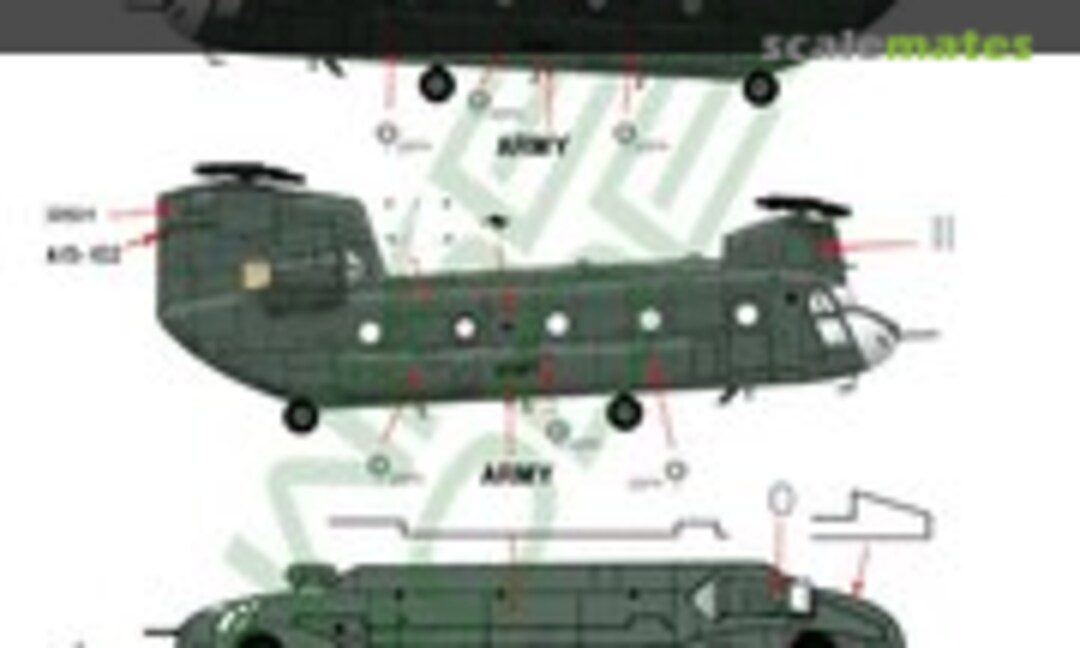 1:72 Boeing CH-47D Chinook Australian Army (Hawkeye Models AA-01)