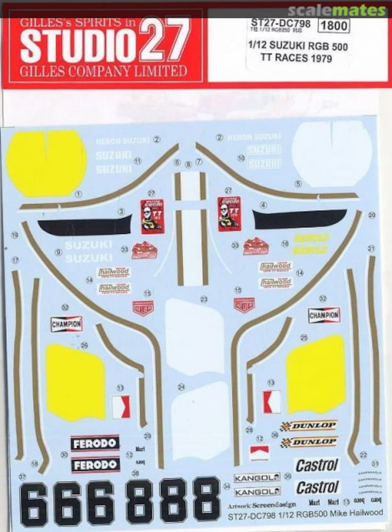 Boxart Suzuki RGB500 ST27-DC798 Studio27 Boxart Suzuki RGB500 ST27-DC798 Studio27