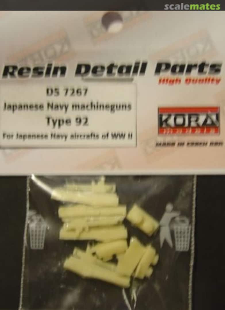 Boxart Japanese Navy Machineguns Type 92 DS7267 Kora Models Boxart Japanese Navy Machineguns Type 92 DS7267 Kora Models