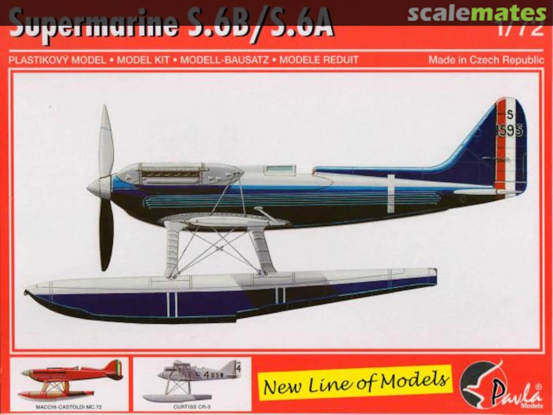 Boxart Supermarine S.6B/S.6A 72060 Pavla Models