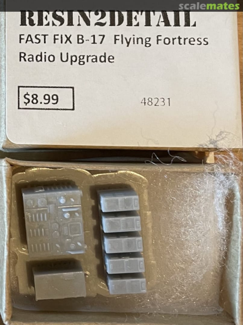Boxart B-17 Flying Fortress Radio Upgrade 48231 RESIN2detail Boxart B-17 Flying Fortress Radio Upgrade 48231 RESIN2detail
