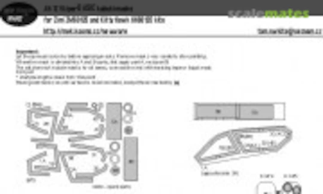 1:48 AH-1Z Viper BASIC kabuki masks (New Ware NWAM1221) NWAM1221