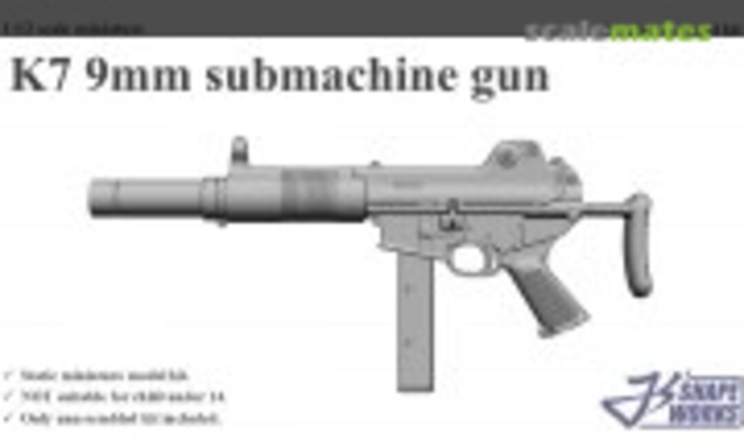 1:12 K7 9mm submachine gun (Js' Shapeworks JS12A040) JS12A040