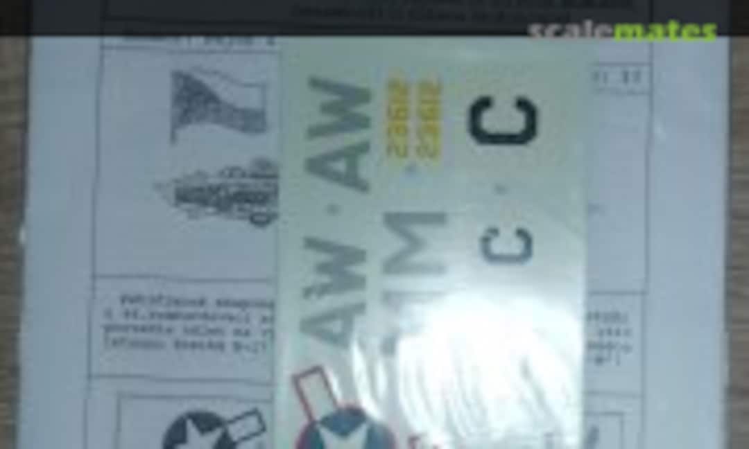 1:72 Boeing B-17F (Mini Print Decal 72533)