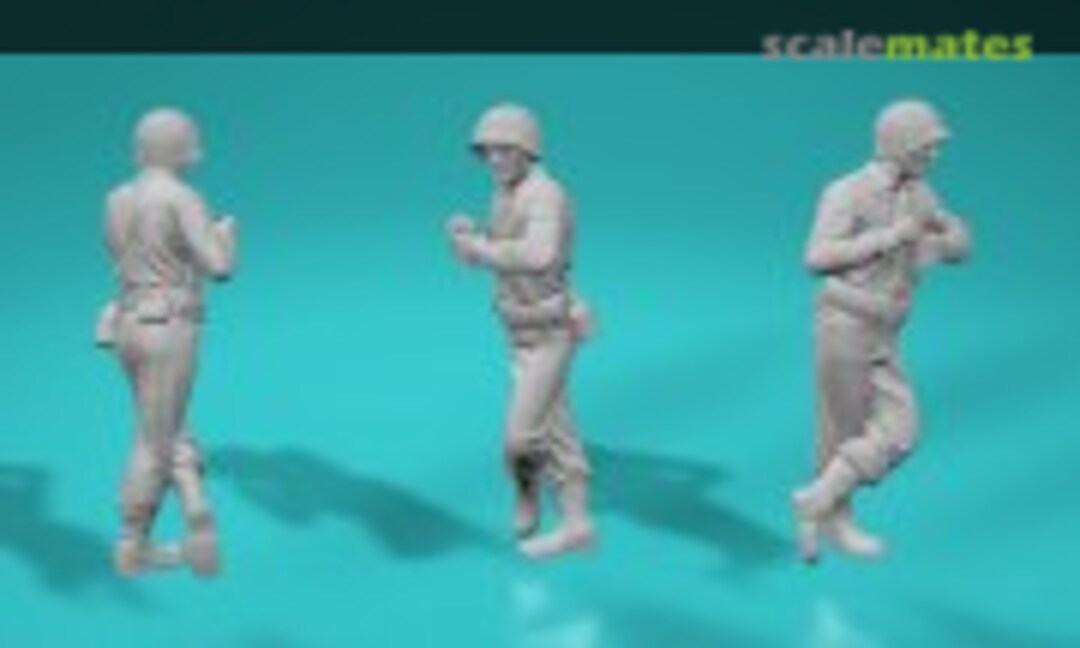 1:72 World War II Music - American Soldier - Pose No. 4 (EMP3d 99201198-72) 99201198-72