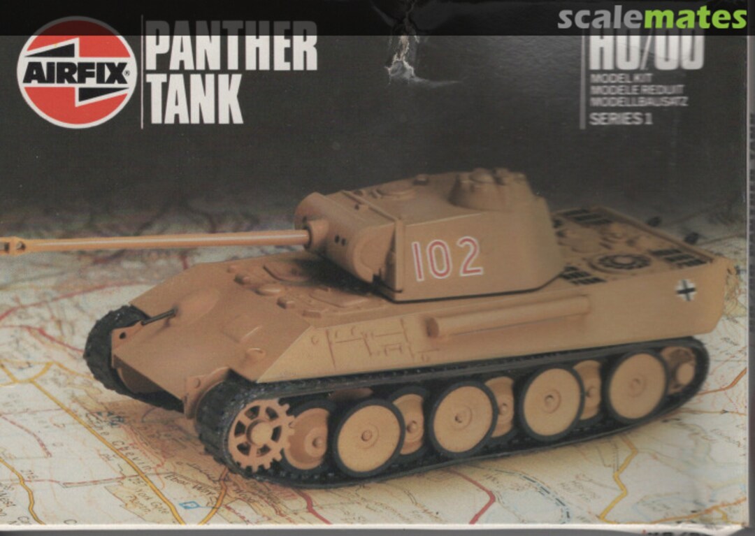 Boxart Panther Tank 01302 Airfix