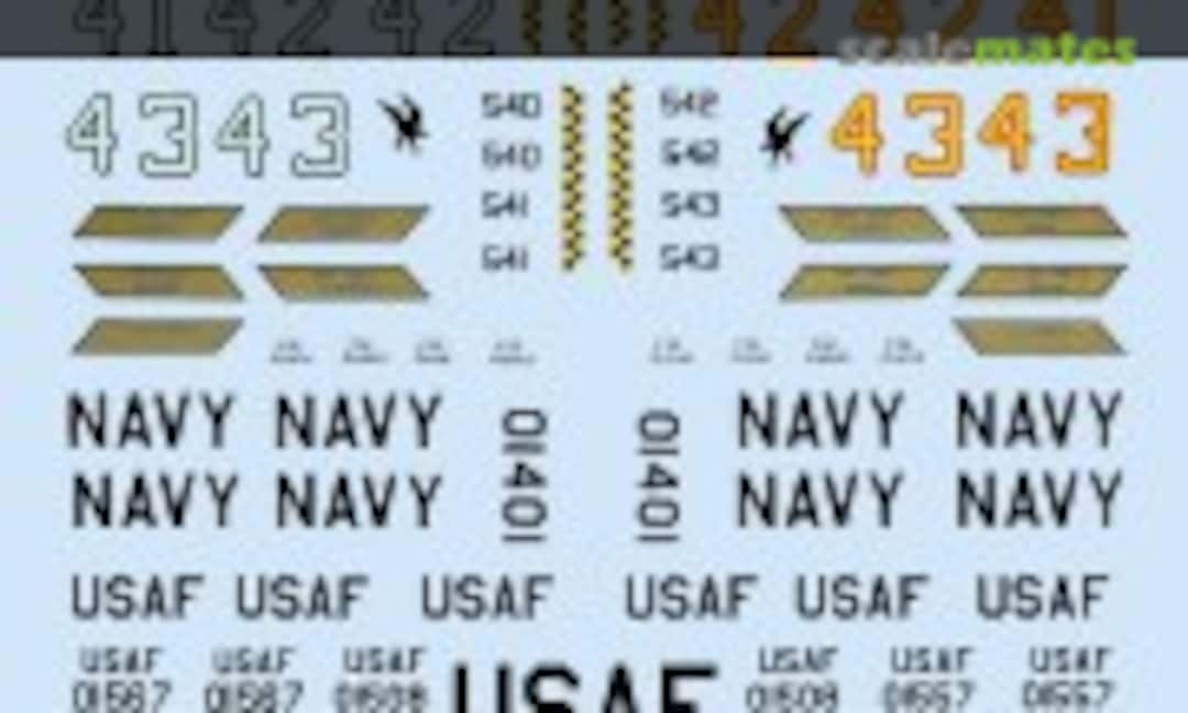 1:48 USAF/USN Aggressors F-5E (Microscale 48-53) 48-53