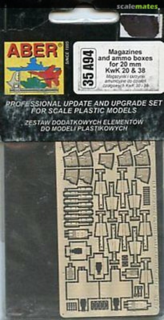 Boxart Magazines & Ammo Boxes for 20mm KwK 30 & 38 35A94 Aber