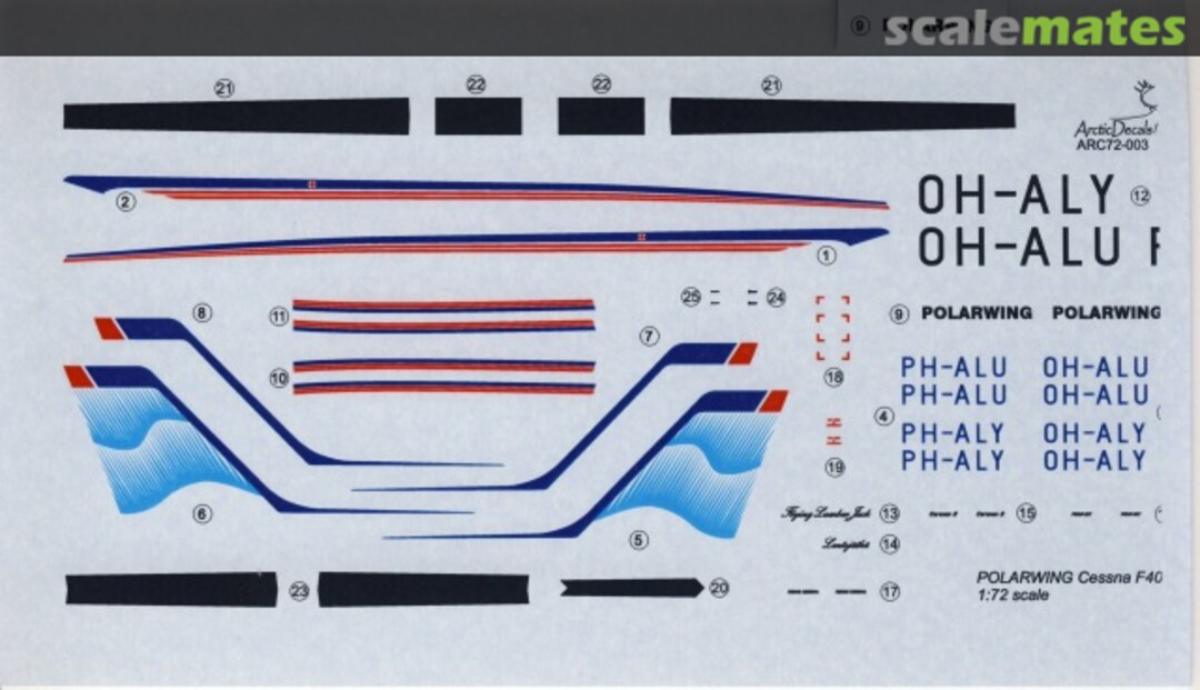 Boxart Cessna F406 Caravan II Polarwing ARC72-003 Arctic Decals Boxart Cessna F406 Caravan II Polarwing ARC72-003 Arctic Decals