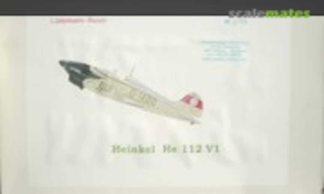 Heinkel He 112 V1 (Lüdemann-Modellbau LR118)