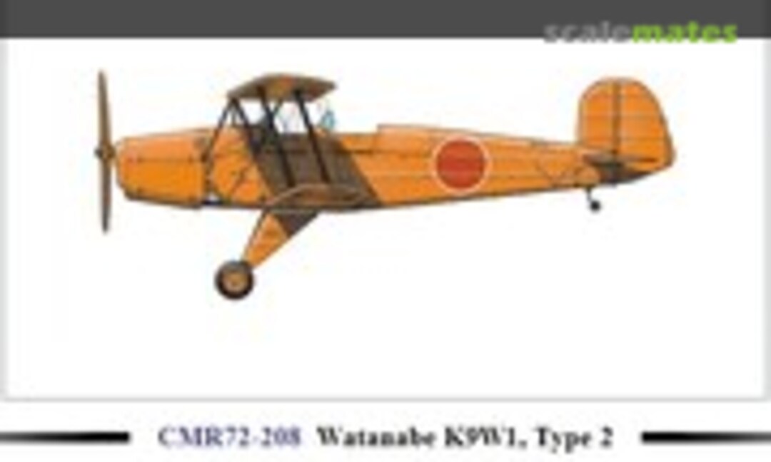 1:72 Watanabe K9W1, Type 2 Kokusai Ki-86, Type 4 &quot;Cypress&quot; (CMR CMR72-208)