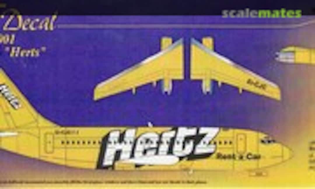 1:200 737-200 Hertz (Jet Decals JD200-001)