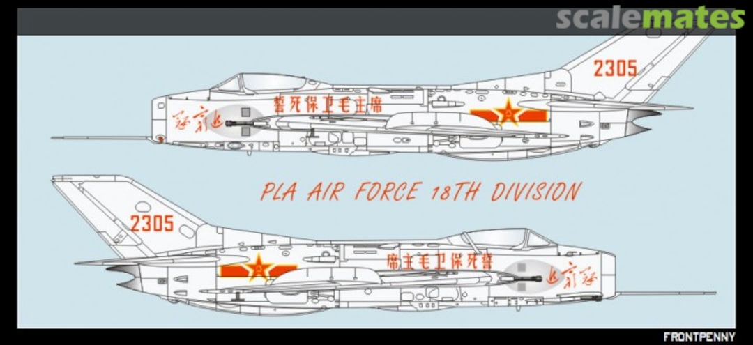 Boxart PLAAF & PLAN decals J-6 Retirement Special Set FP72018 Frontpenny Boxart PLAAF & PLAN decals J-6 Retirement Special Set FP72018 Frontpenny