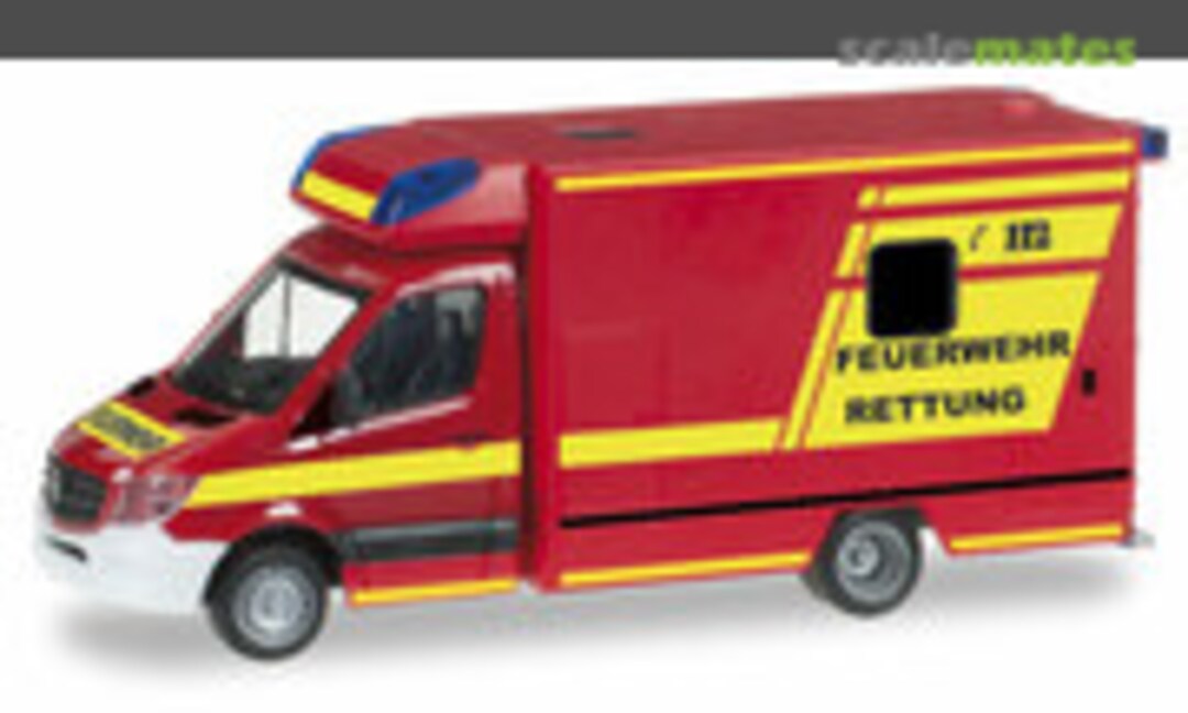1:87 Mercedes-Benz Sprinter Fahrtec RTW &quot;Munich Fire department&quot; (Herpa 092029)