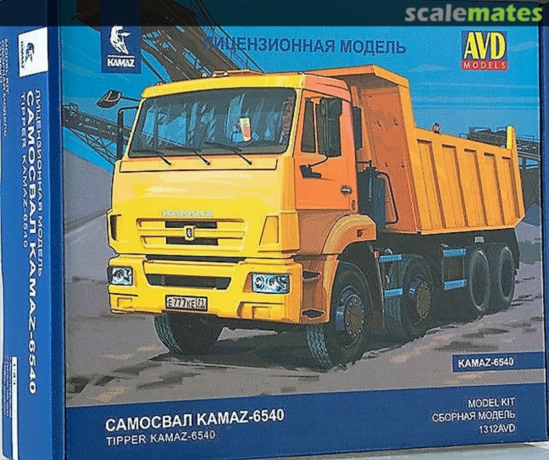 Boxart KamAZ 6540 8x4 1312 AVD Models Boxart KamAZ 6540 8x4 1312 AVD Models
