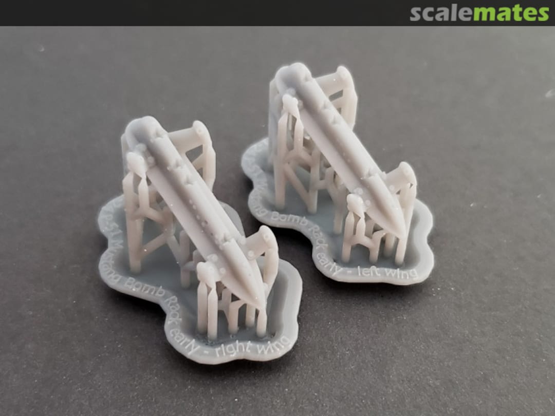 Boxart P-51 Mustang and A-36 Apache Bomb Racks, early 24-P51 racks early Model Monkey Boxart P-51 Mustang and A-36 Apache Bomb Racks, early 24-P51 racks early Model Monkey