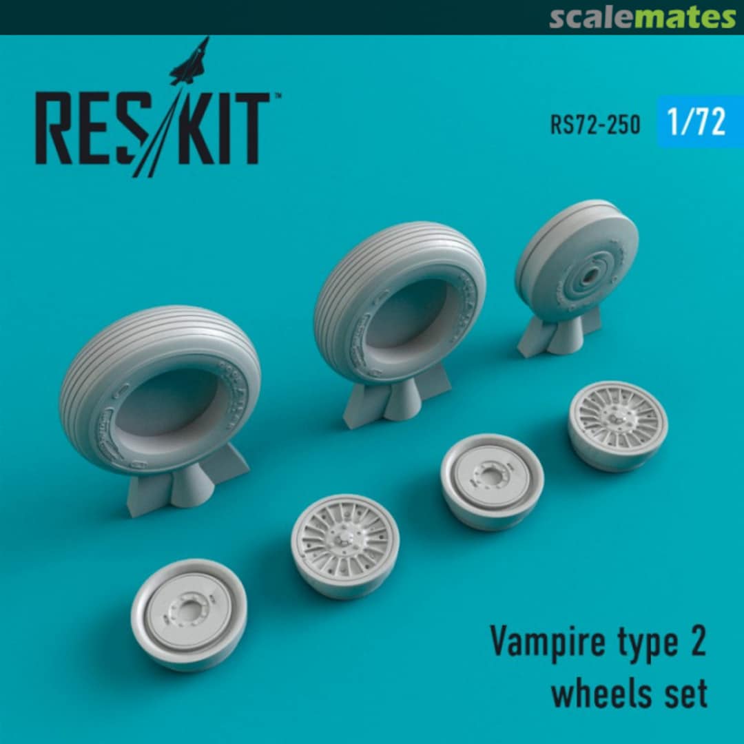 Boxart Vampire type 2 wheels set RS72-0250 ResKit Boxart Vampire type 2 wheels set RS72-0250 ResKit