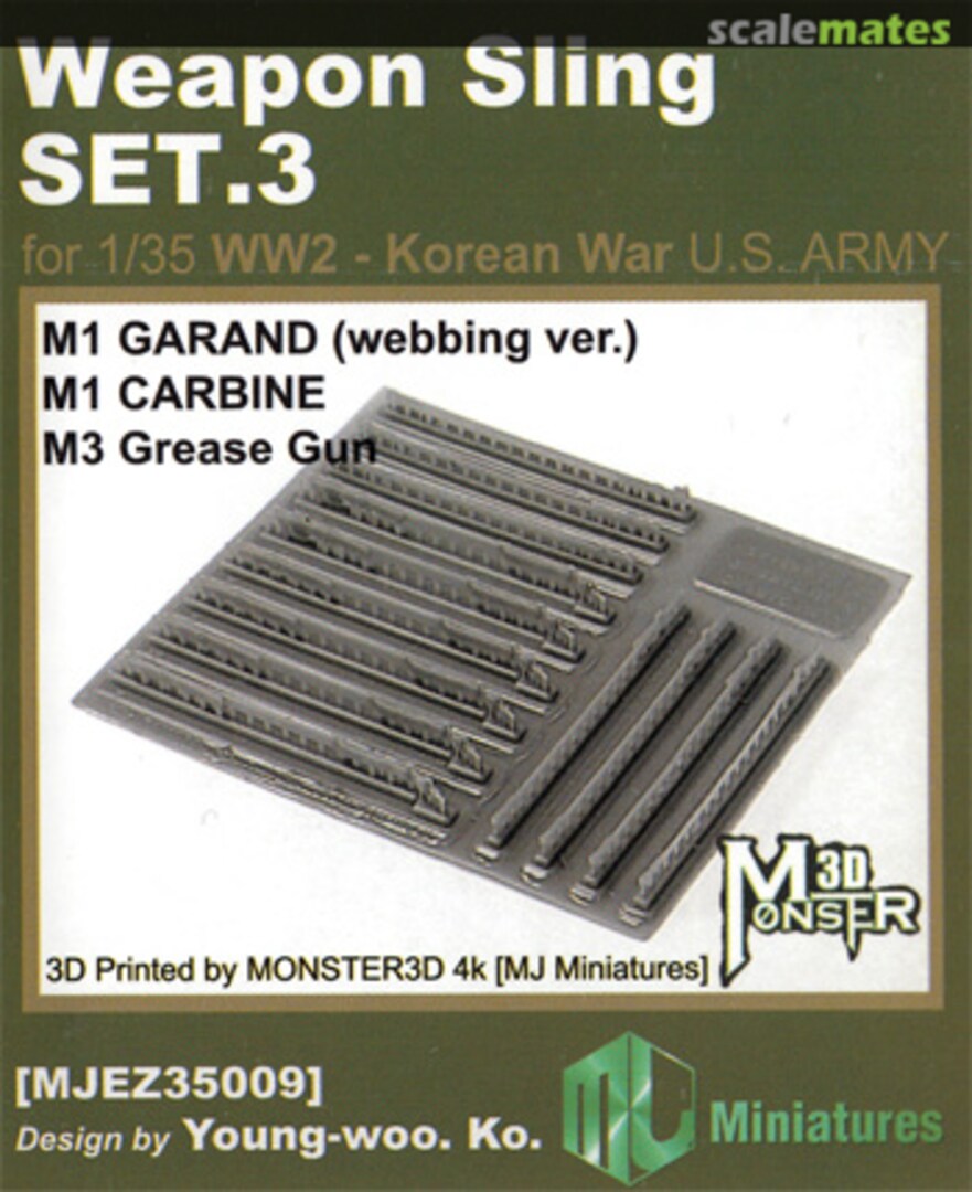 Boxart WWII US Army Firearm Sling Set Part 2 MJEZ35009 MJ Miniatures Boxart WWII US Army Firearm Sling Set Part 2 MJEZ35009 MJ Miniatures