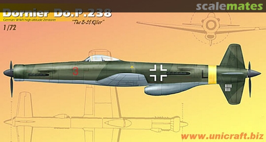 Boxart Dornier Do.P.238  Unicraft Models