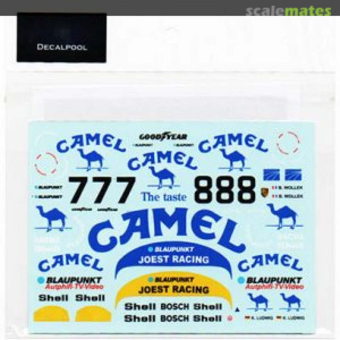 Boxart PORSCHE 962C - CAMEL - 1987 DP-153 Decalpool Boxart PORSCHE 962C - CAMEL - 1987 DP-153 Decalpool