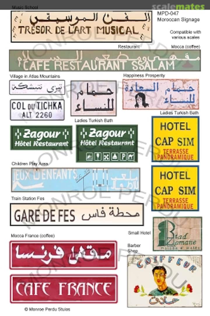 Boxart Moroccan signage MPD-047 Monroe Perdu Studios Boxart Moroccan signage MPD-047 Monroe Perdu Studios
