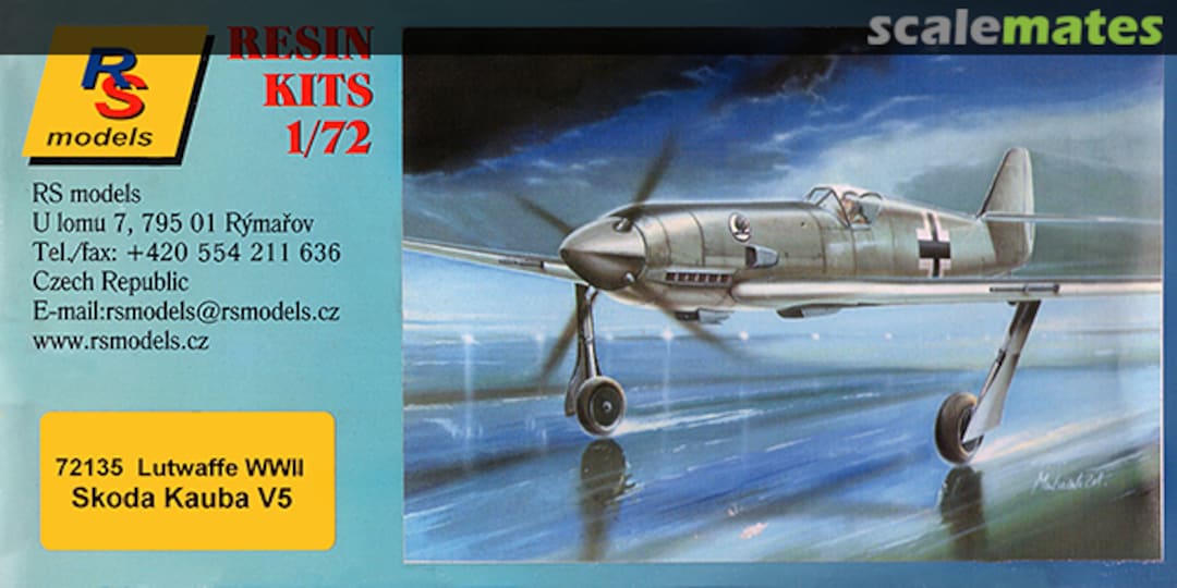 Boxart Skoda-Kauba V5 72135 RS Models Boxart Skoda-Kauba V5 72135 RS Models