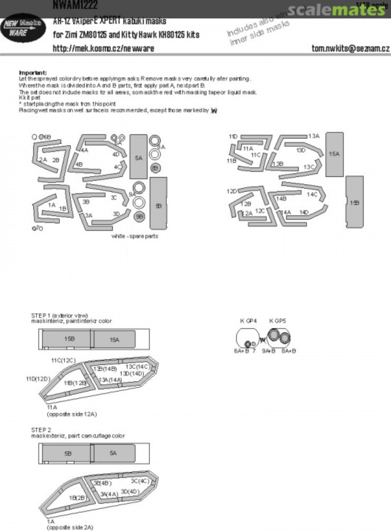 Boxart AH-1Z Viper EXPERT kabuki masks NWAM1222 New Ware Boxart AH-1Z Viper EXPERT kabuki masks NWAM1222 New Ware
