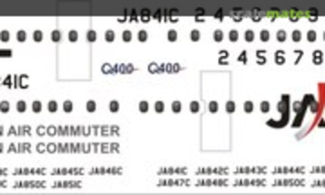 1:144 Dash-8 JAL (Nazca decals D8-400-13) D8-400-13
