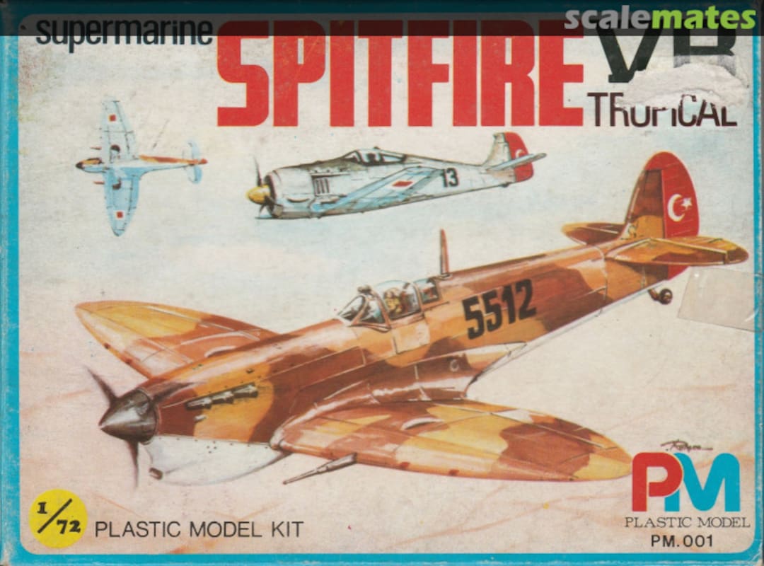 Boxart Supermarine Spitfire VB Tropical PM.001 PM Model Boxart Supermarine Spitfire VB Tropical PM.001 PM Model