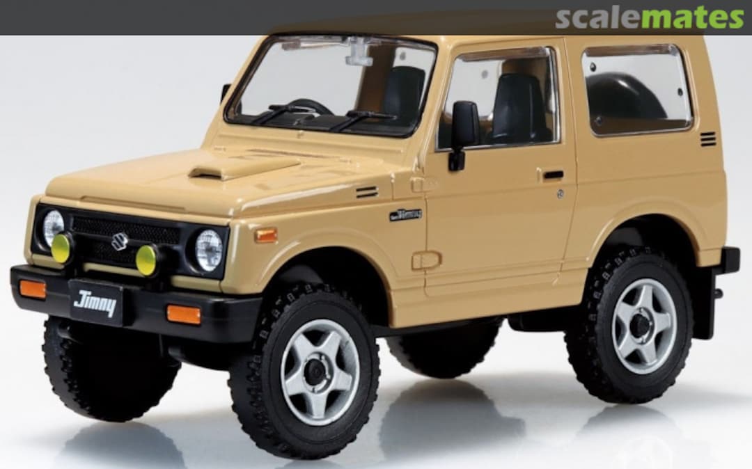Boxart Suzuki JA11 Jimny Custom Wheels (Khaki) 18CU-KI Aoshima