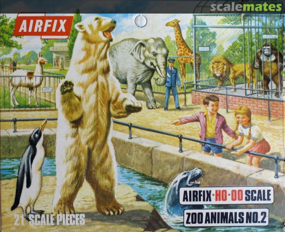 Boxart Zoo Animals No.2 01725-5 Airfix Boxart Zoo Animals No.2 01725-5 Airfix