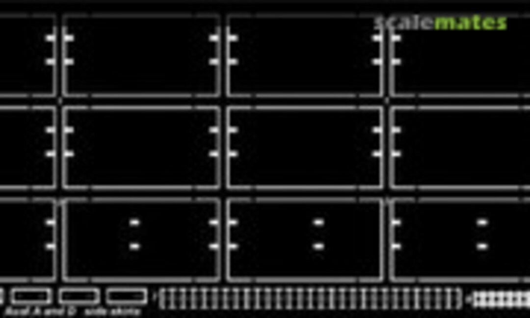 1:35 Side Skirts for Panther Ausf A, D & Bergepanther (Aber 35A08) 35A08