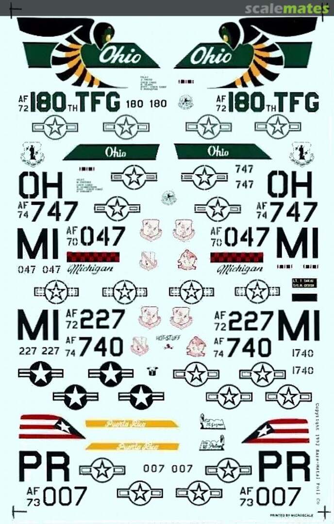 Boxart Vought A-7D Corsair II 48-28 Experts-Choice Decal